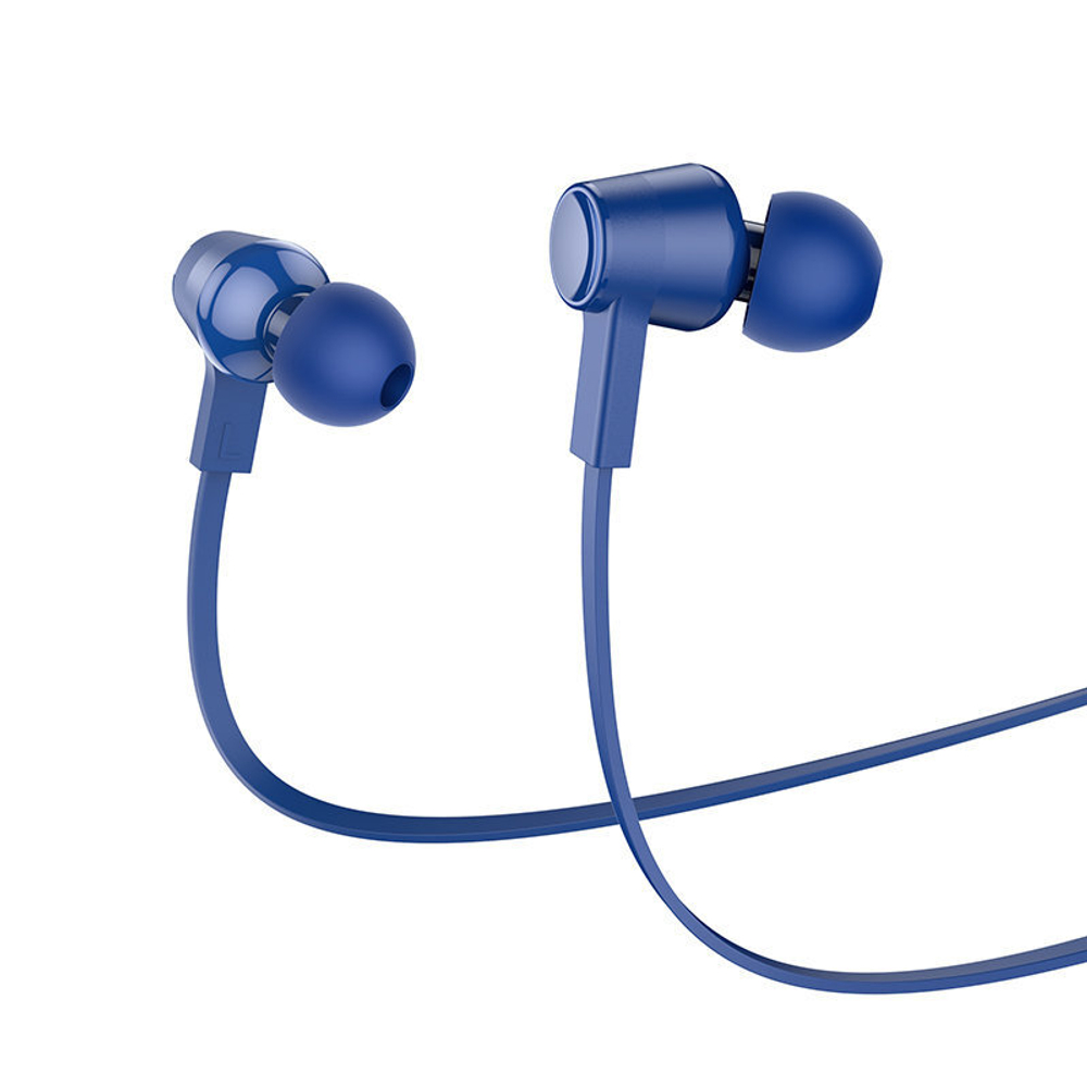 Проводные наушники Hoco M86 Oceanic universal earphones with mic blue