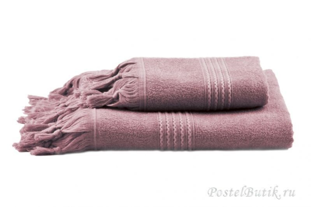 Элитное махровое полотенце Meyzer Tassels лаванда от Hamam