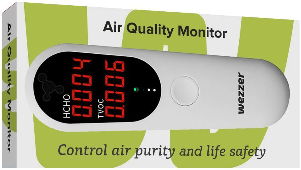 Монитор качества воздуха Levenhuk Wezzer Air PRO DM10 детектор летучих веществ, детектор паров формальдегида