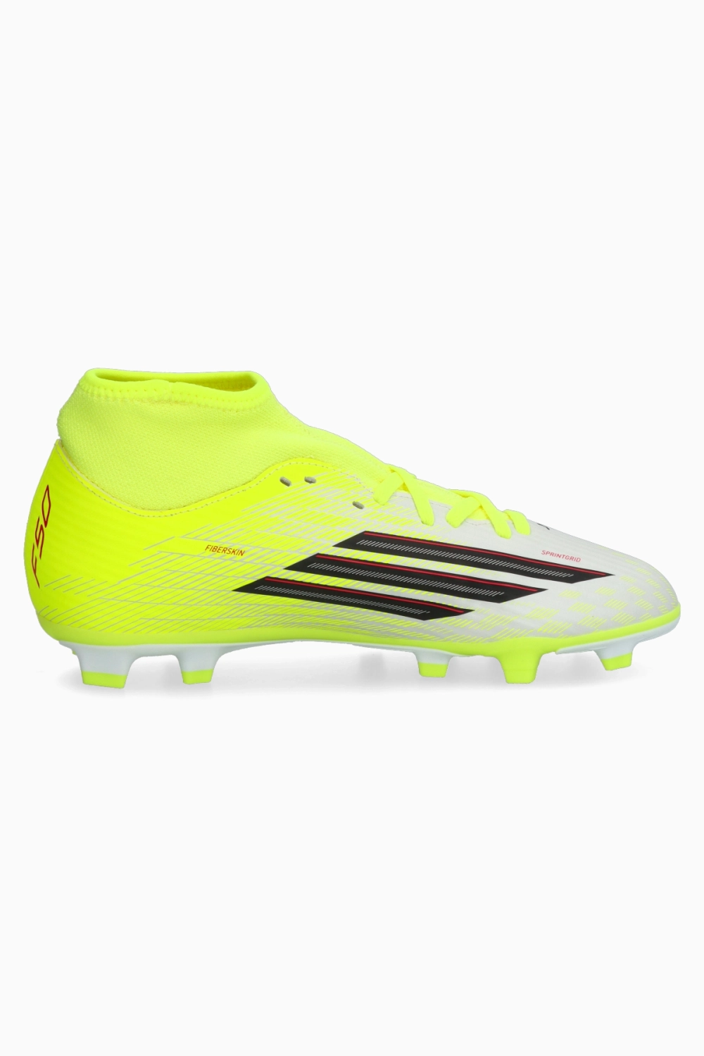 Бутсы adidas F50 Club Mid FG/MG Junior - желтый