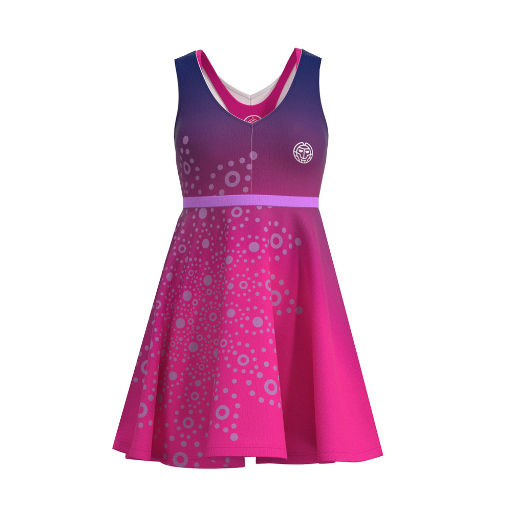 ОДЕЖДА ДЛЯ ТЕННИСА Девочки, Платье BIDI BADU COLORTWIST JUNIOR DRESS .