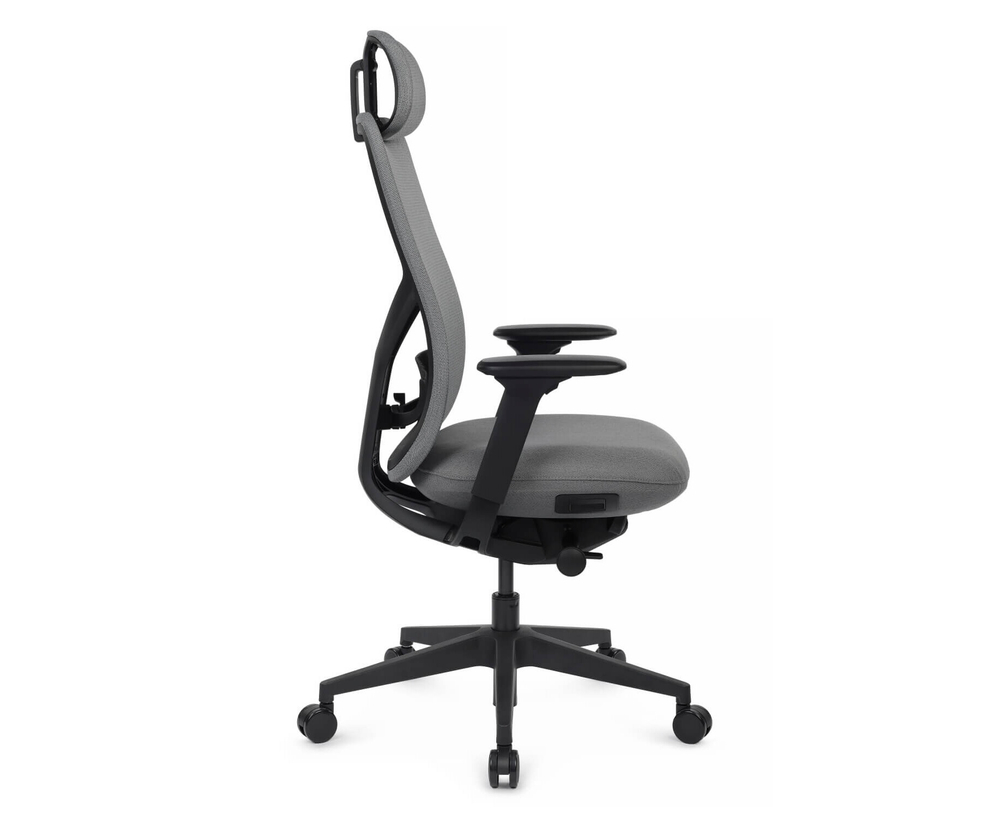 Офисное кресло Riva Design Antler EAN-001AW, Светло-бежевый/белый пластик