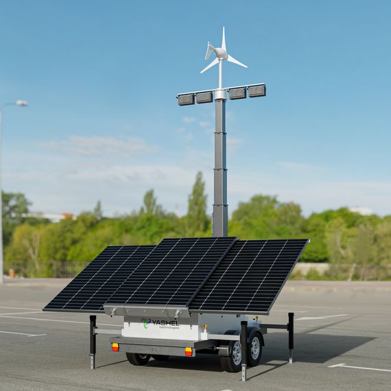 Передвижная электростанция ветро-солнечная, фото №776002561
