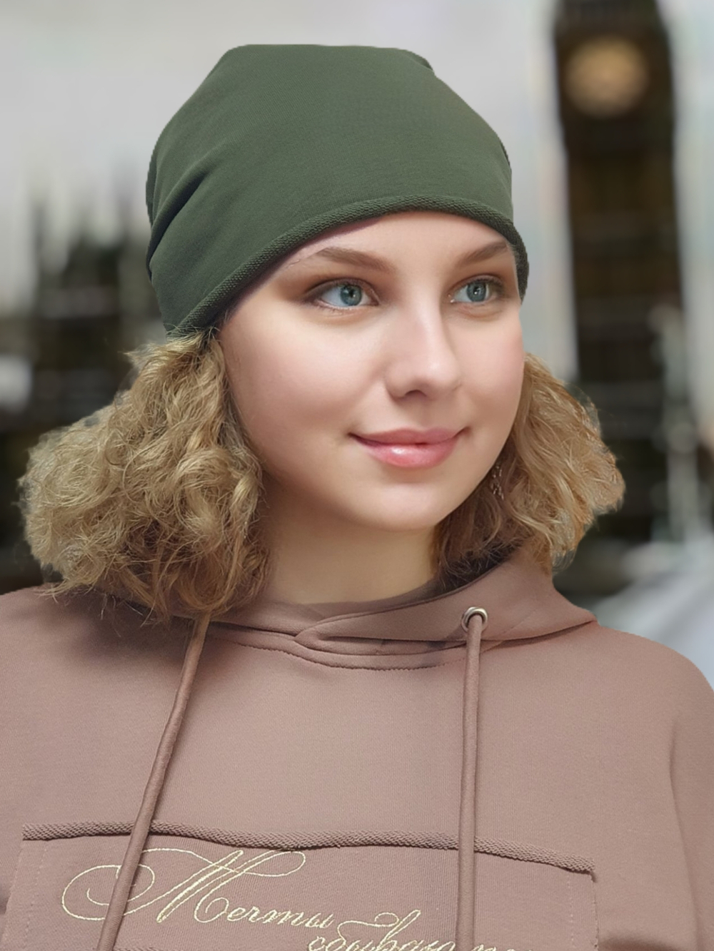 Шапка БАЙРОН 3 плотная, хлопковая с валиком