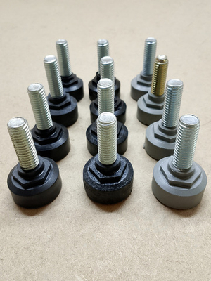 Опора регулируемая винтовая М12 для напольных шкафов, витрин, столов