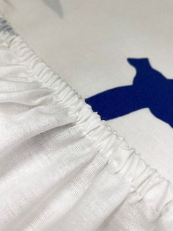 Постельное белье перкаль Сказка "Чайки (компаньон)" 1,5-сп Наволочка 50х70 см 1 шт Простынь на резинке 90x200 см Пододеяльник 145x215 см