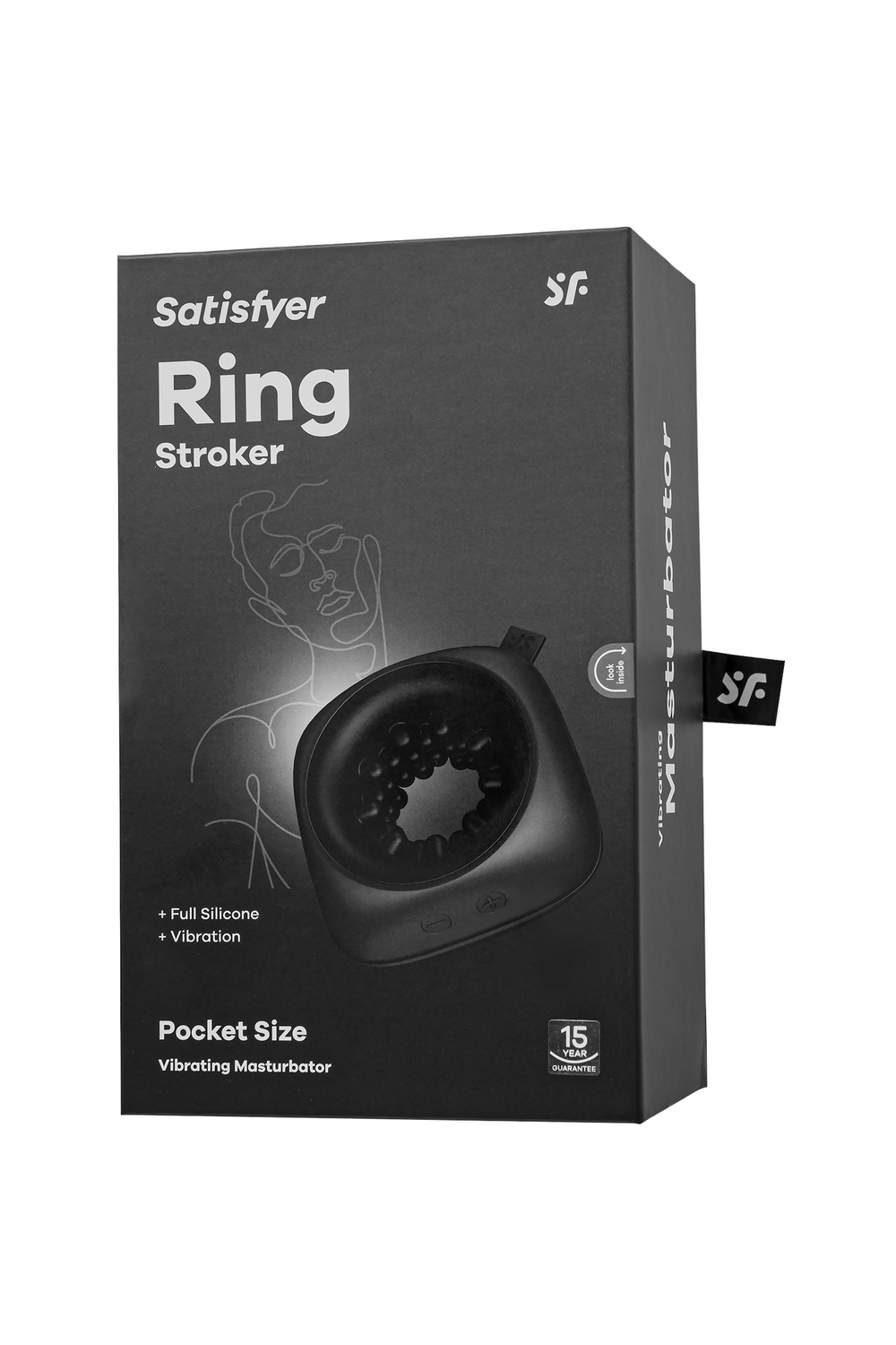 Вибромастурбатор Satisfyer Ring Stroker чёрный 9,1 см