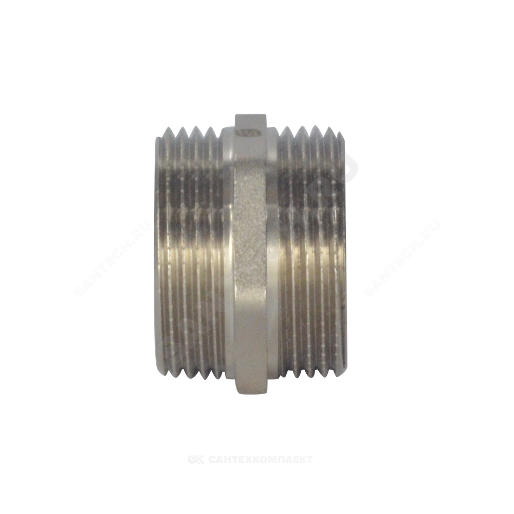 Ниппель латунь никель Ду 20 (3/4") НР SantechSystems