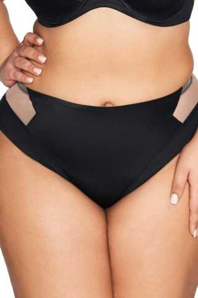 Трусики-слипы Viva со средней линией талии (Размер: XL) (Цвет: черный)