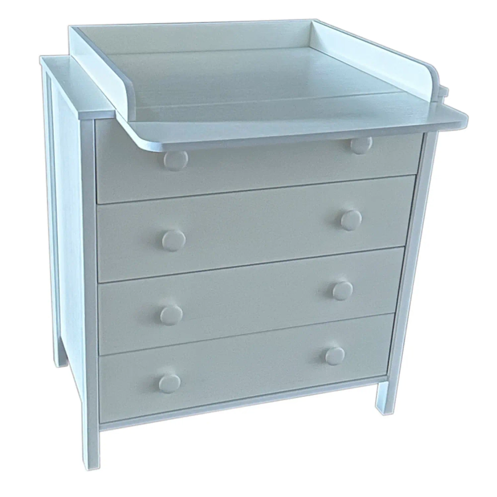 Комод Антел Solnyshko ЛДСП 800/4 белый-белый