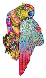 Деревянный пазл Wood Trick Яркий Попугай (35x20 см)