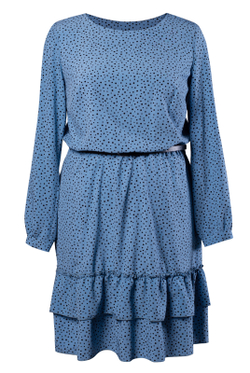 Платье женское 1454АПБ, горох #176Горб051454АПБ