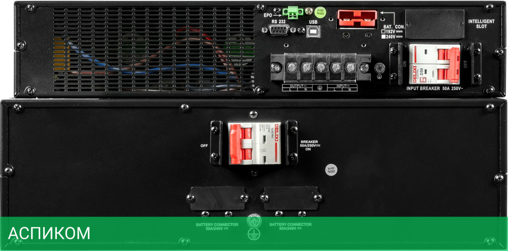 Источник бесперебойного питания Systeme Electric Smart-Save Online SRV 6000ВА (SRVSE6KRTXLI5U)
