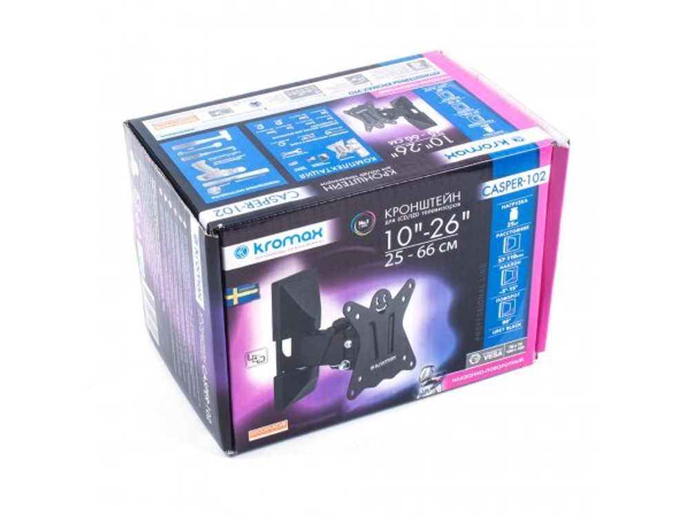 Наклонно-поворотный кронштейн Kromax Casper-102
