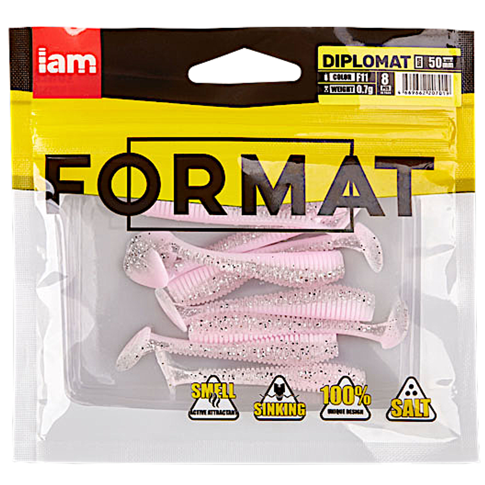 Мягкая приманка IAM Format Diplomat 100мм 6.0г -