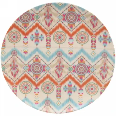 Тарелка «Eco Life» 20см, орнамент