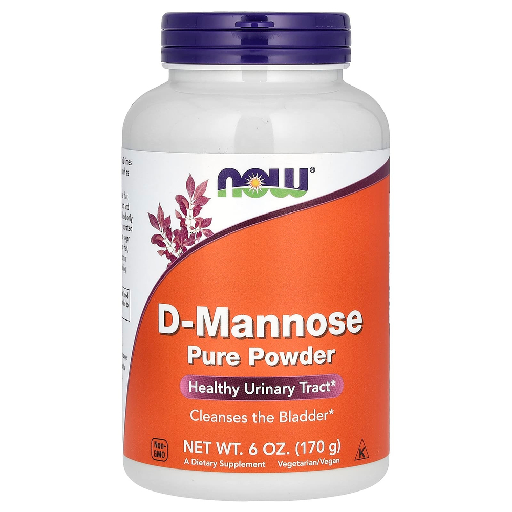 NOW Foods, D-манноза, чистый порошок, 170 г (6 унций)