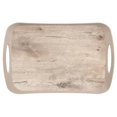 ПОДНОС С ДЕКОРОМ 412х50 ММ (Светло-бежевый)