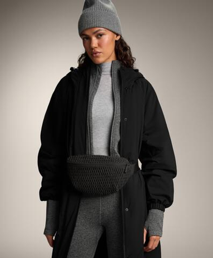 OYSHO Мягкая поясная сумка, черный