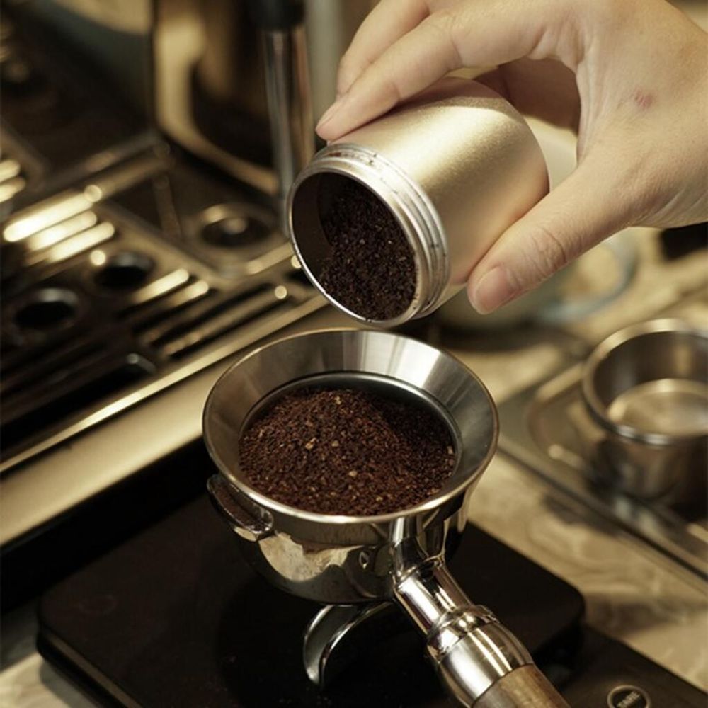 Воронка кольцо для холдера портафильтра d 58 нерж. d 8,2/7,5 см h1,4 см P.L.- Barbossa