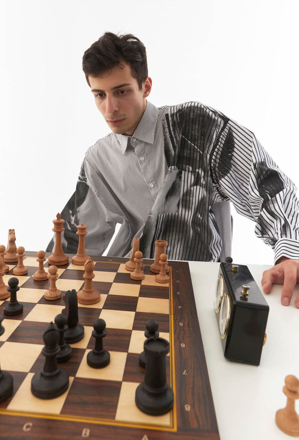 Рубашка Une Petite Emeute Boys never cry белая