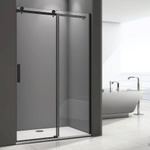 Душевая дверь Good Door GALAXY WTW-130-C-B профиль черный/стекло прозрачное