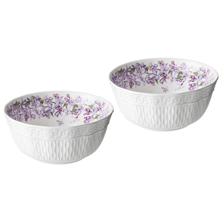 НАБОР САЛАТНИКОВ LEFARD "LILAC" 2 ШТ. 15*7 СМ (КОР=16НАБ.)