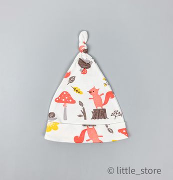 Шапочка однослойная "Лесные зверята"