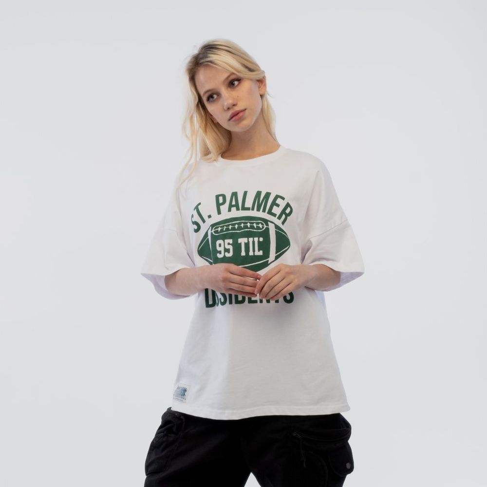 Футболка Dissident St. Palmer белая