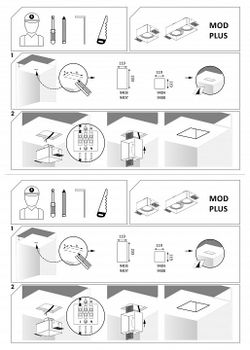 Встраиваемый светильник Nowodvorski Mod Plus 9408
