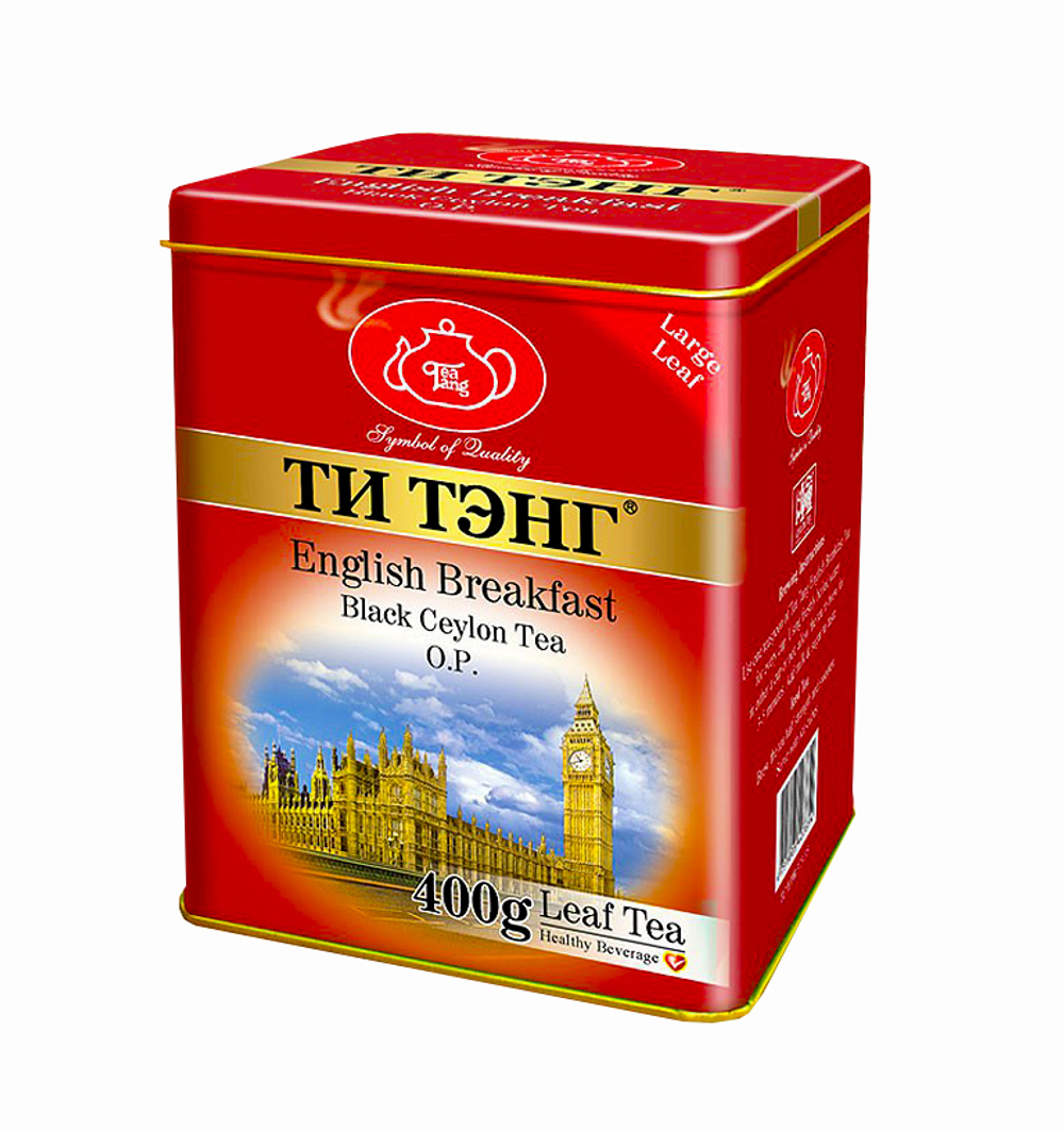Чай Ти Тэнг Английский завтрак О.Р. черный 400 гр ж/б