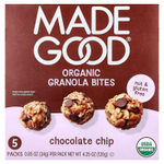 MadeGood, Granola Minis, шоколадная крошка, 5 пакетиков по 24 г (0,85 унции)