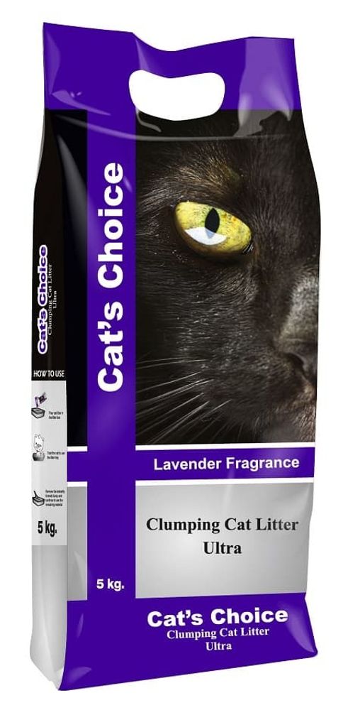Indian Cat Litter Аромат №4 Лаванда наполнитель бентонит  10 кг
