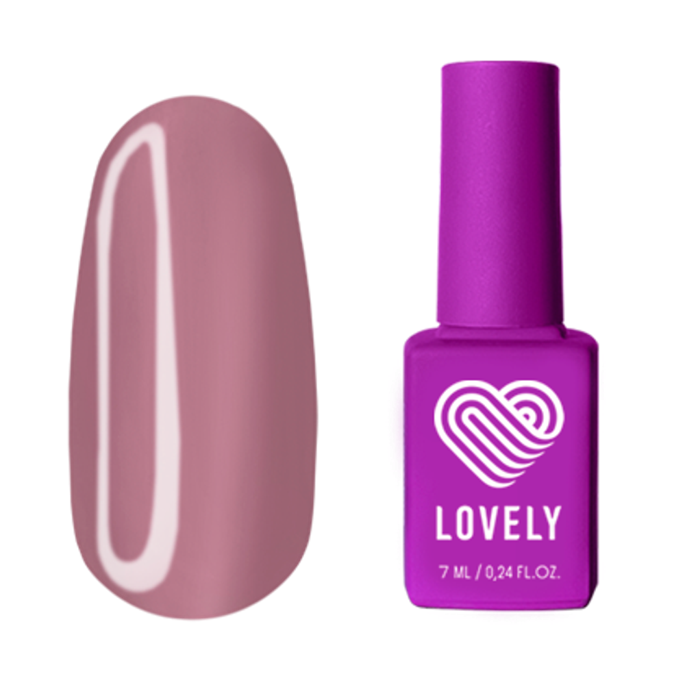 Гель-лак Lovely, коллекция Vitrage Nude, № VN02, 7 ml