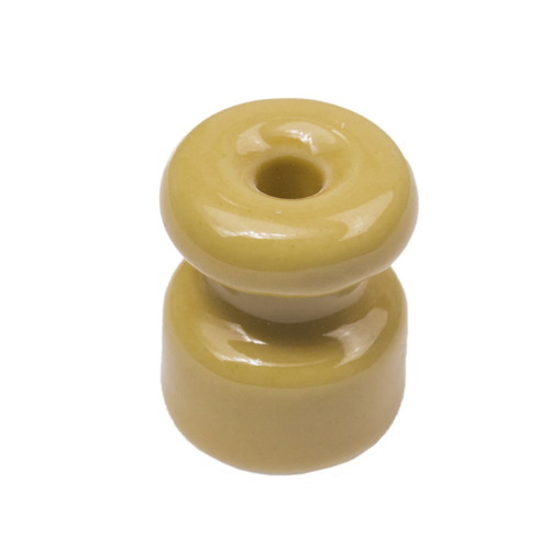 Изолятор для наружного монтажа R, керамика, цвет песочное золото (50 шт/уп) R1-551-019-50