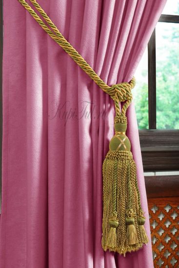 Длинные шторы. Mild (розовый)