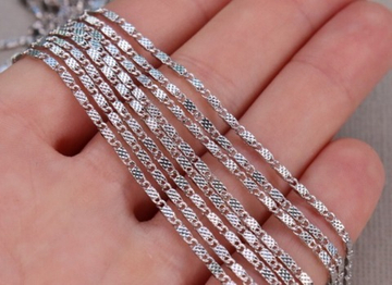 Цепь 1,5 мм плоская Южная Корея