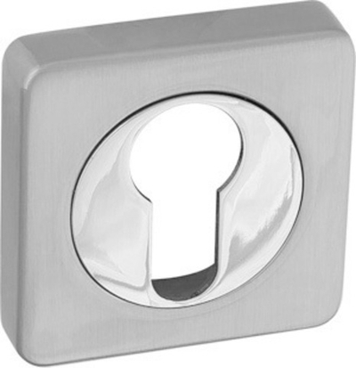 Накладка RENZ ET 02 SC/CP матовый хром, квадратная