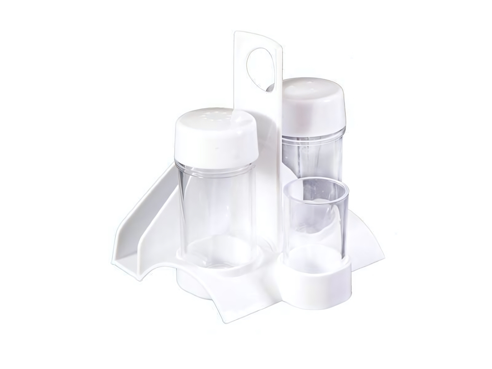 Набор для специй "Рондо" (снежно-белый)