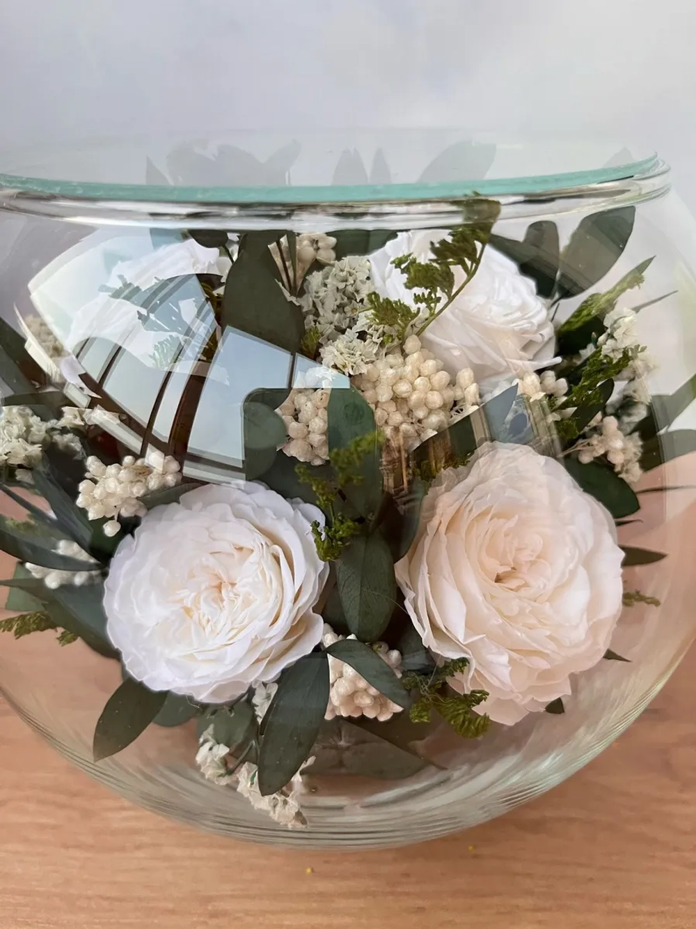 натуральные пионы в стекле, вакуум*