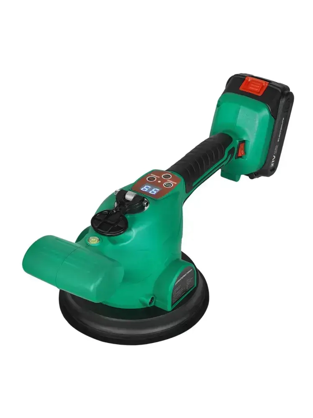 Виброприсоска для укладки плитки Electrolite VCS 21V200 аккумуляторная / Монтажная вибрационная присоска для выравнивания