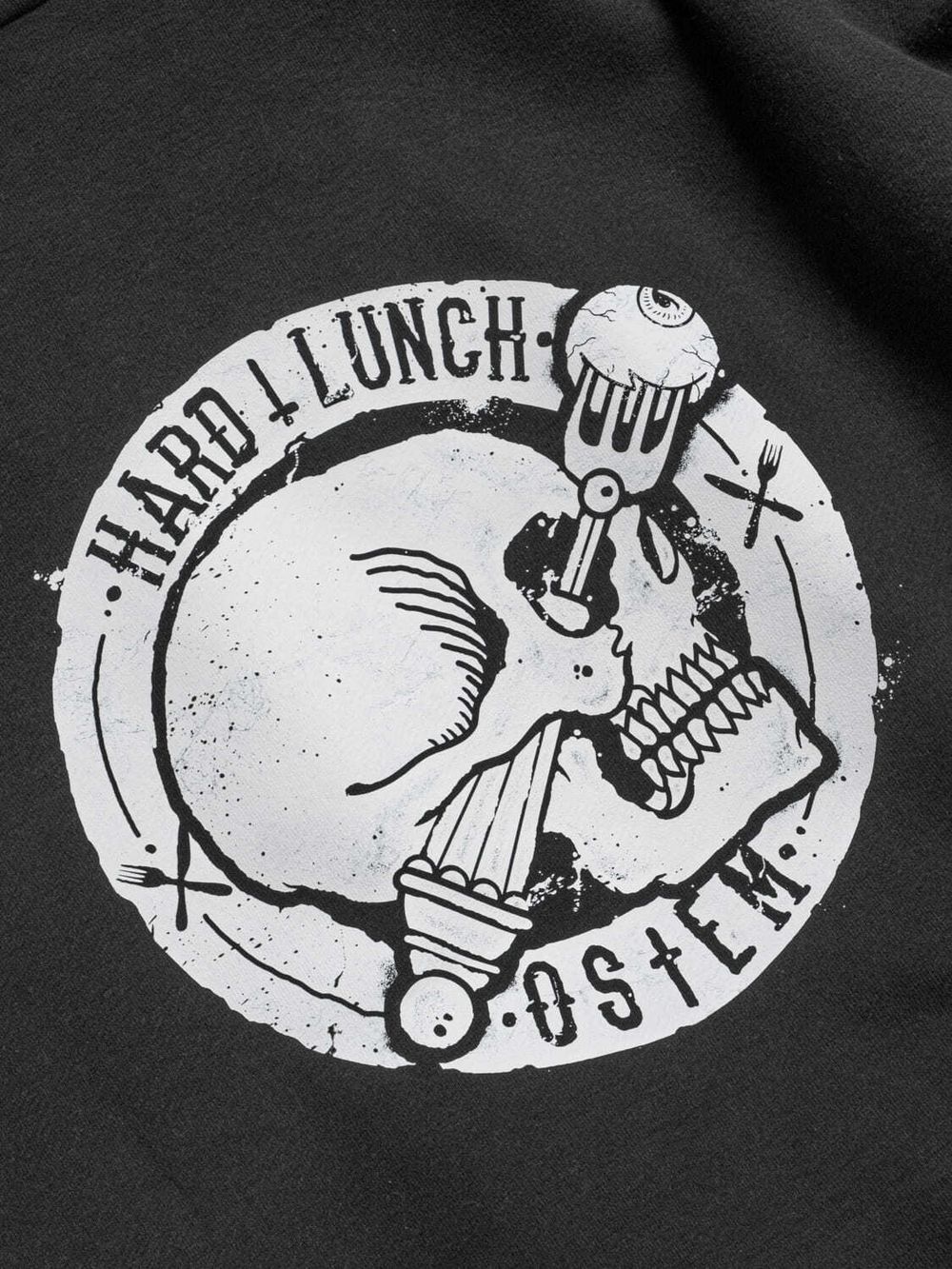 Лонгслив Hardlunch x Ostem черный
