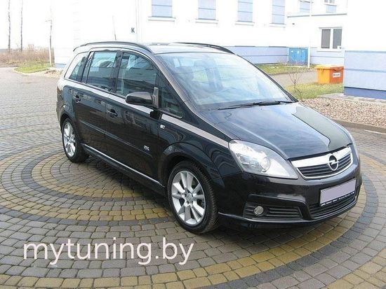 Накладка переднего бампера OPC LOOK для Opel Zafira B
