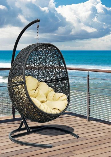 Подвесное кресло LUNAR черное