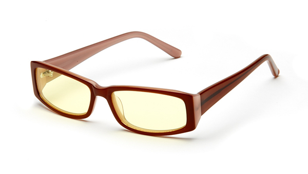 Очки для компьютера AF045 коричнево-бежевый