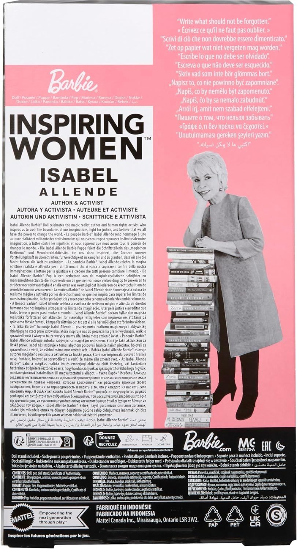 Кукла Барби Inspired Women Изабель Аленде