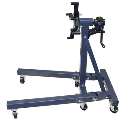 KraftWell KRWES4 Стенд для разбора двигателей г/п 900 кг, с редуктором