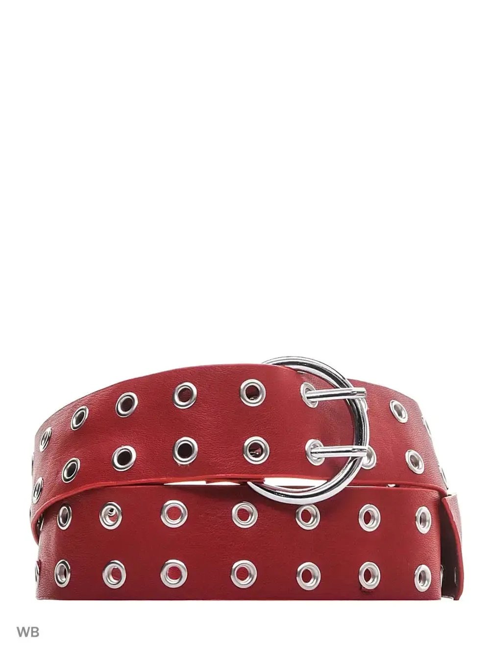 Ремень женский с двумя рядами люверсов