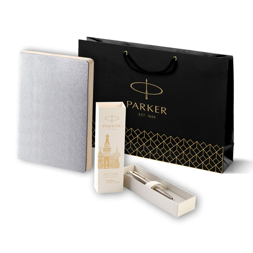 Подарочный набор - Parker Jotter, шариковая ручка + ежедневник