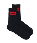 Носки 2 пары QS RIB LAB COL CC Hugo Bodywear - черный(50510831)